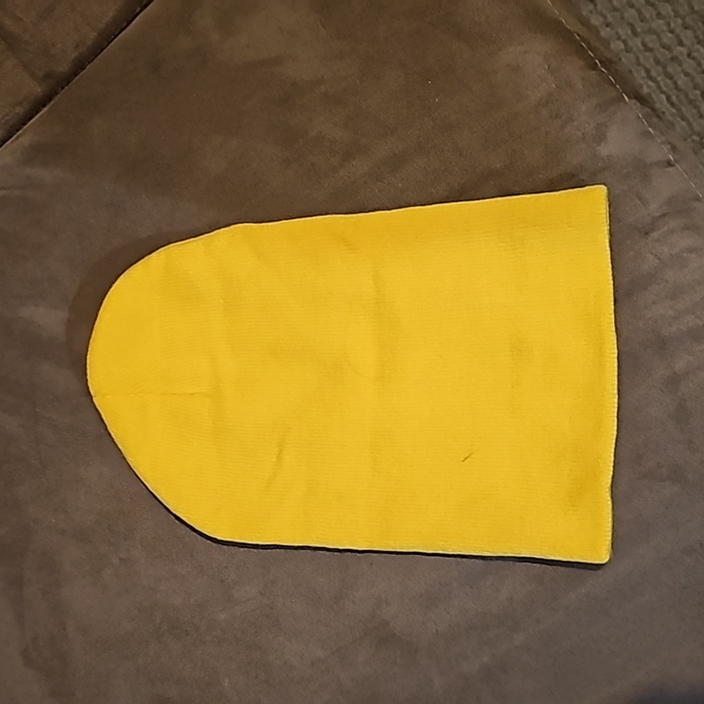 Yellow Beanie Cap, Adult Medium - Picture 2 of 2